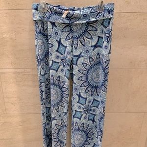 Helen Jon fold over palazzo pants
